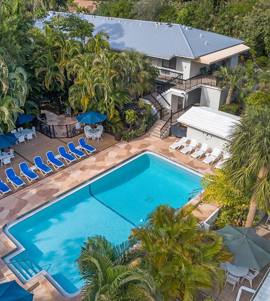 Aerial View of Swimming Pool
